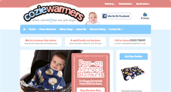 Desktop Screenshot of coziewarmers.co.uk